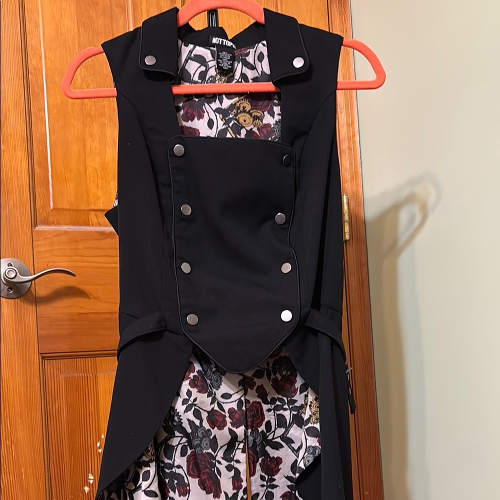 Hot Topic Black Steampunk Vest